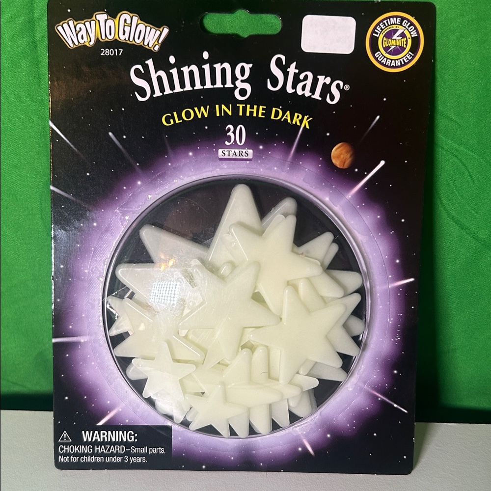 2pks Shining Stars 30 Glow in the Dark Stars - Ages 5+